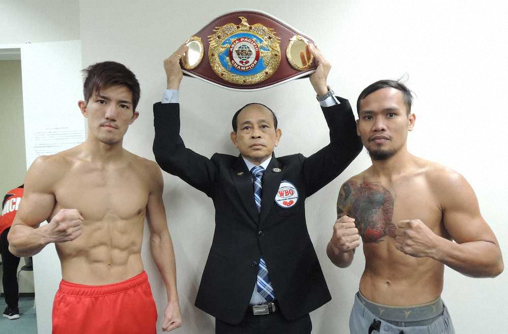 【画像・写真】尚弥いとこの井上浩樹　前日計量クリア、勝てば世界ランキング入りも「いい試合になる」