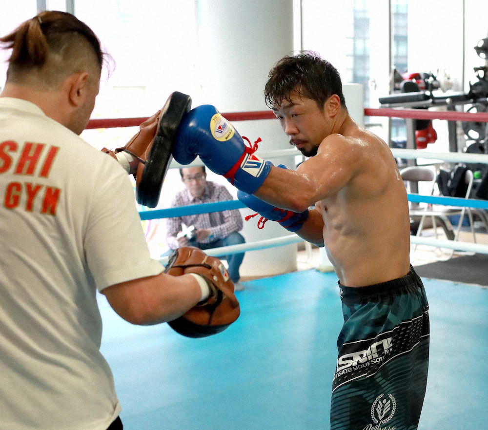 【画像・写真】八重樫「タメには負けたくない」　“同学年”ムザラネとの2年7カ月ぶり世界戦へ順調調整