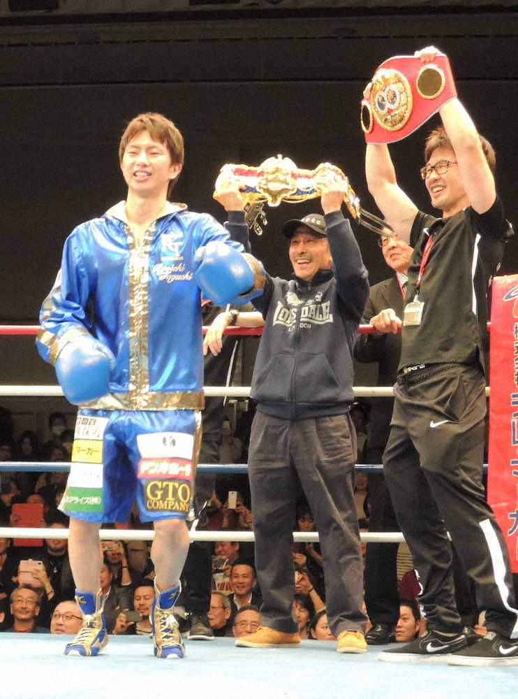 【画像・写真】田口さんが引退式　リング上で“元世界王者”同士の豪華スパーリング