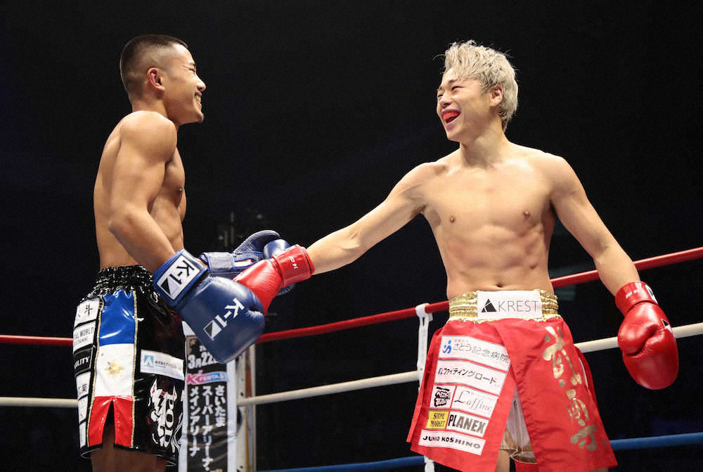 【画像・写真】ラスト20秒はノーガード！江川VS武尊　夢の王者対決で観客沸かせた