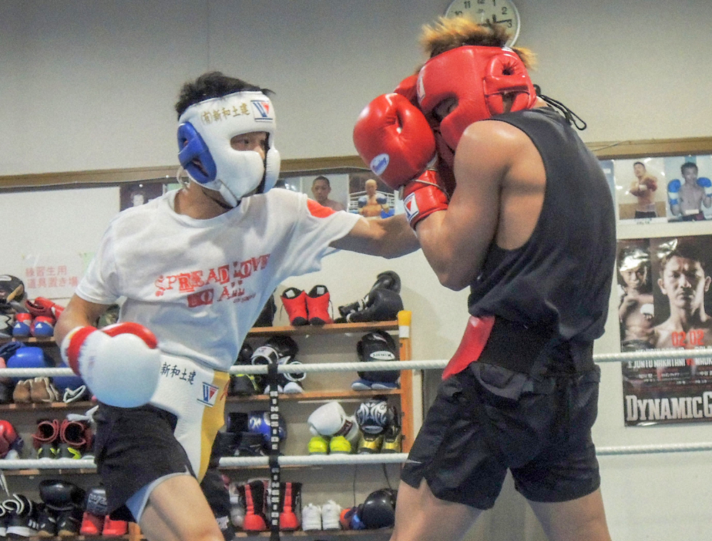 【画像・写真】中谷　初の世界戦に向けスパー再開12ラウンド「体と心のスイッチが入った」