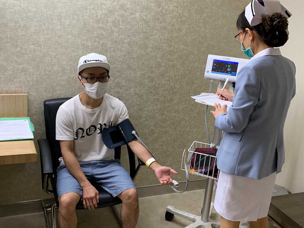 【画像・写真】田中教仁　ウイルス検査で“陰性”　王者ノックアウトと初対面も「特に」