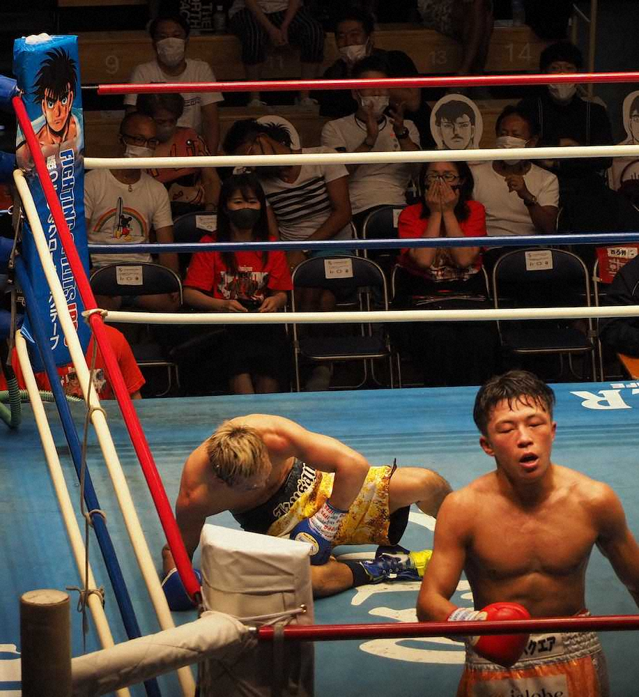 【画像・写真】渡部、壮絶な打ち合いの末に判定勝利　「はじめの一歩」登場権を獲得