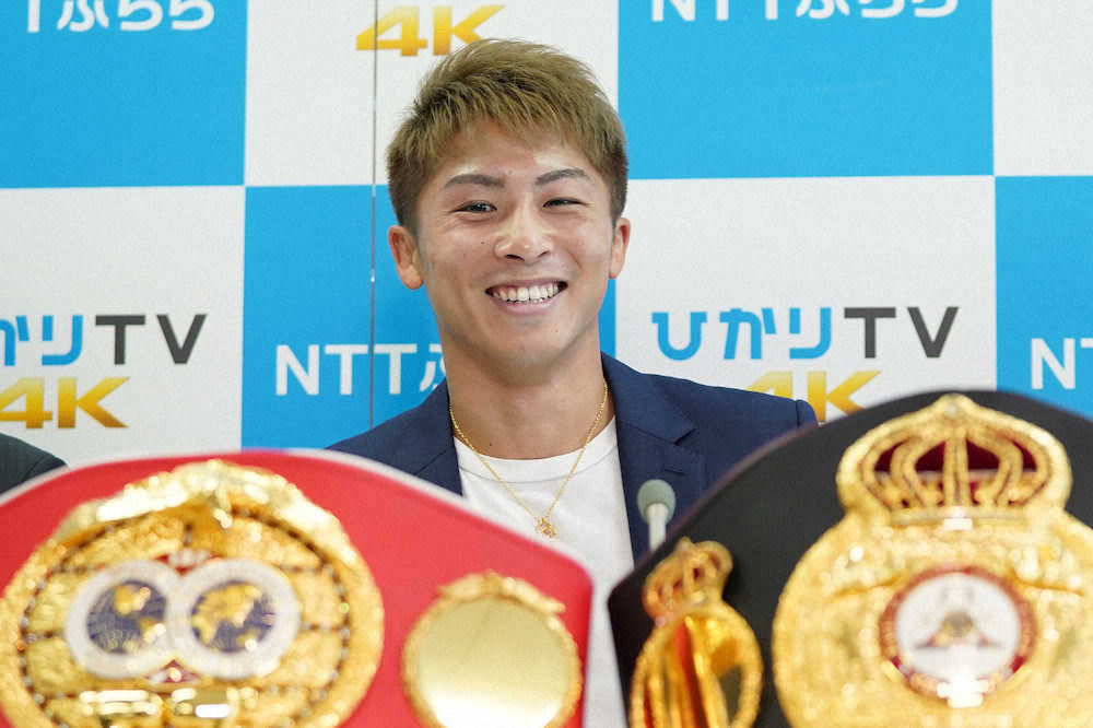 【画像・写真】オンライン会見でジェーソン・モロニーとの対戦を発表した井上尚弥（大橋ジム提供）