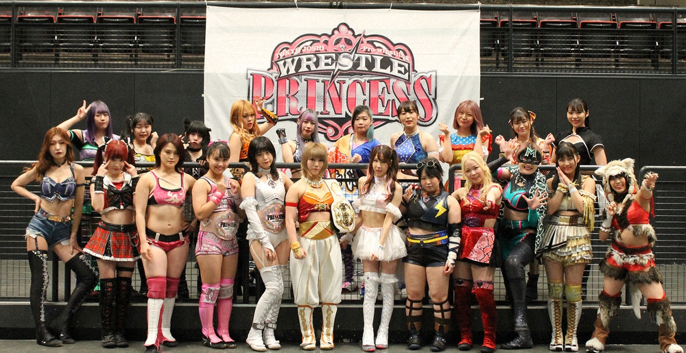 東京ドームシティホール大会に出場する東京女子プロレスの選手たち