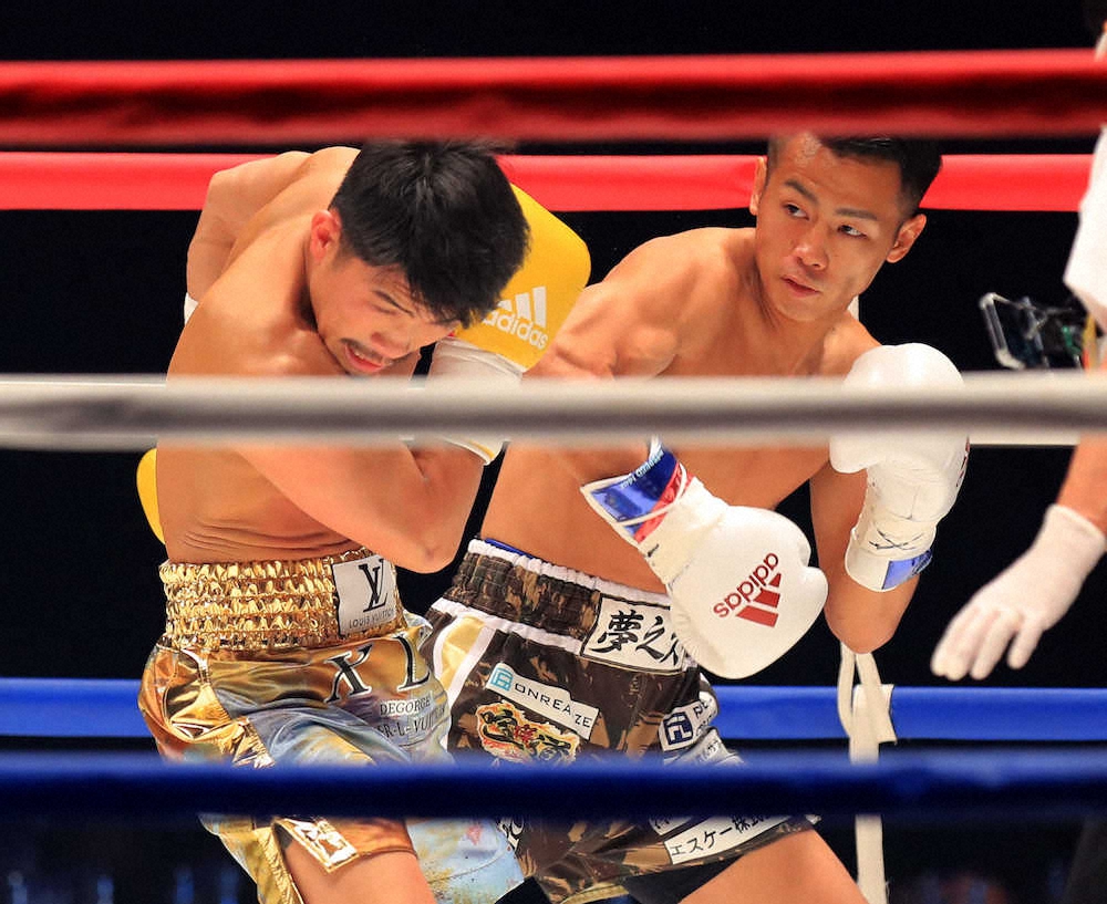 【画像・写真】元K―1王者・武居、元世界王者の木村攻めた　来月11日プロデビュー