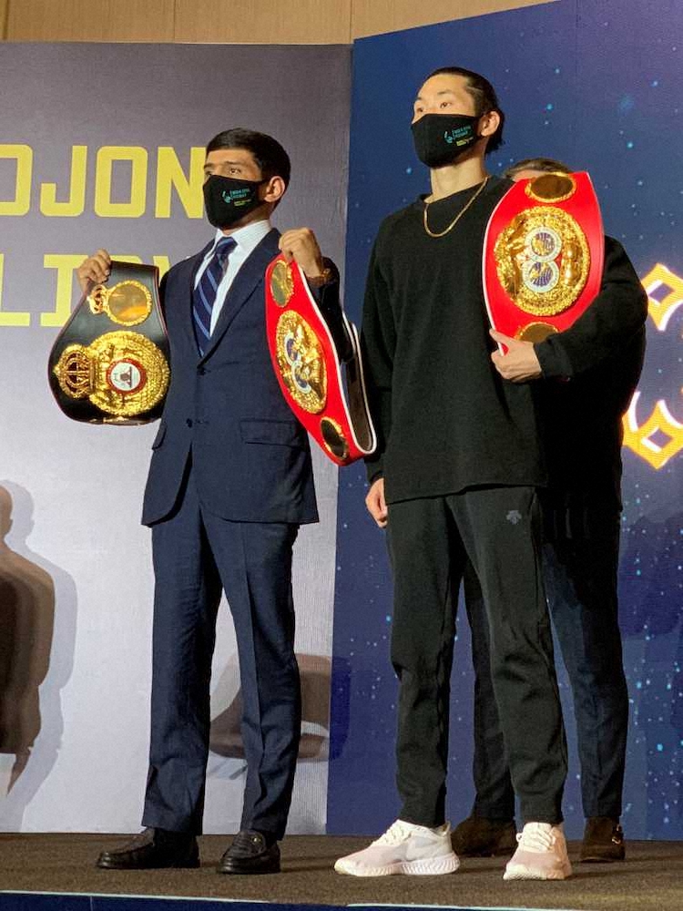 【画像・写真】岩佐亮佑「素晴らしい試合になる」　3日にアフマダリエフと統一戦