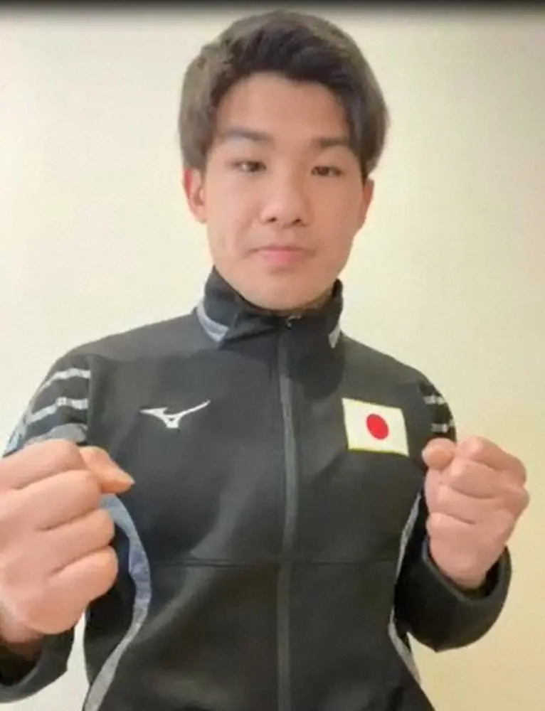 【画像・写真】世界ユース優勝の堤麗斗がオンラインで報告会　次の目標は世界選手権での「兄弟同時金メダル」