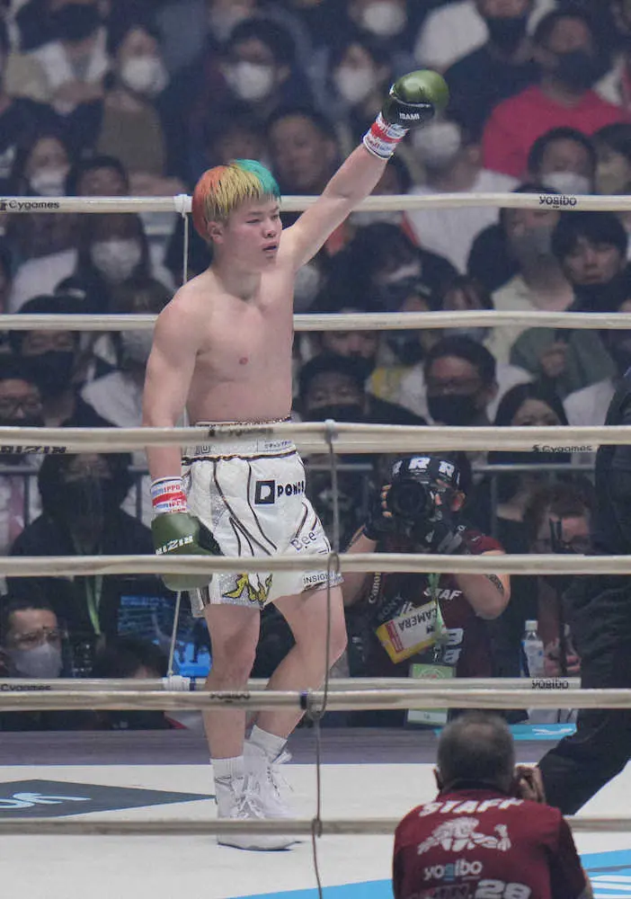 【画像・写真】【RIZIN】那須川天心　3人と対戦の変則マッチ　「勇敢に向かって、戦って」と対戦相手に賛辞
