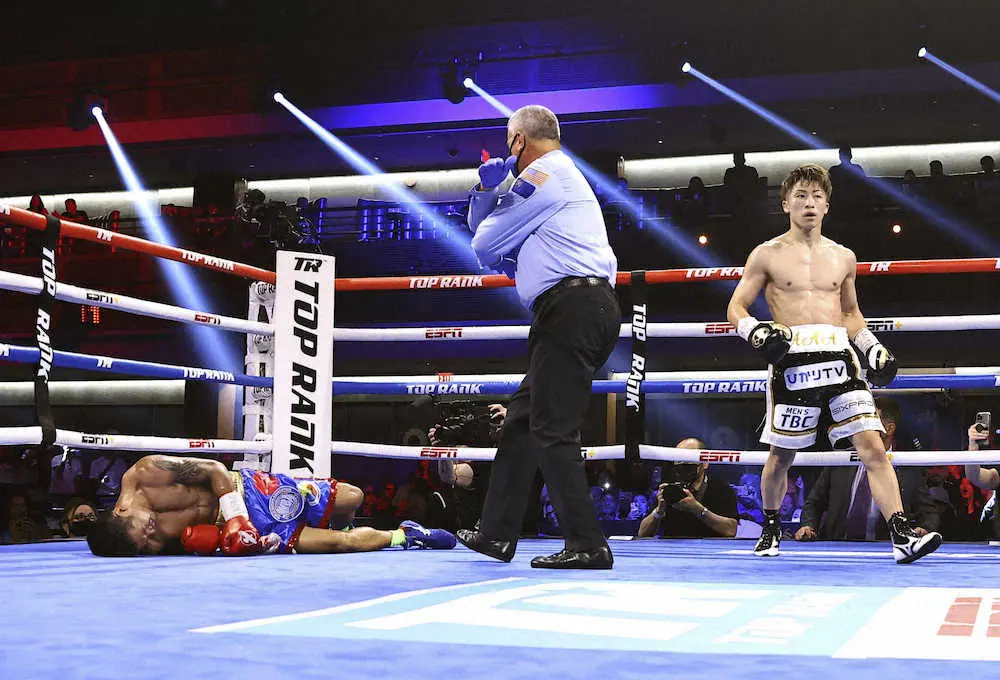 【画像・写真】浜田剛史氏　同じ体勢から顔面もボディーも　尚弥のパンチは予測不能