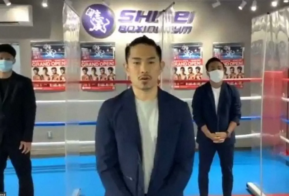 【画像・写真】井岡一翔、志成ジム開設のレセプションで意気込み「新たに伝説を」　比嘉大吾は現役続行へ