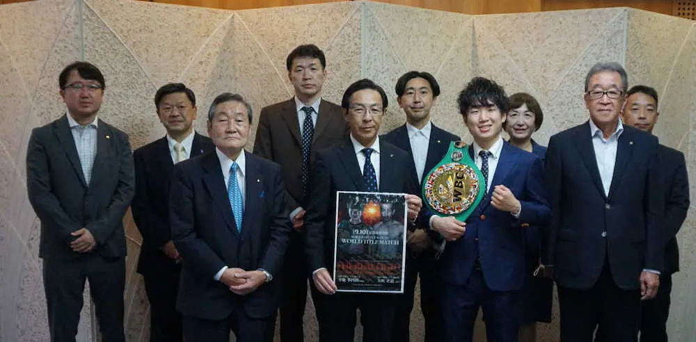 【画像・写真】拳四朗 9度目防衛戦PR「地元で試合できるのはありがたい」
