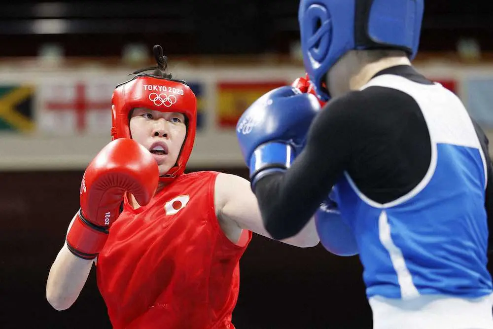 【画像・写真】フェザー級の入江が判定勝ちで準々決勝進出　日本勢8強一番乗り