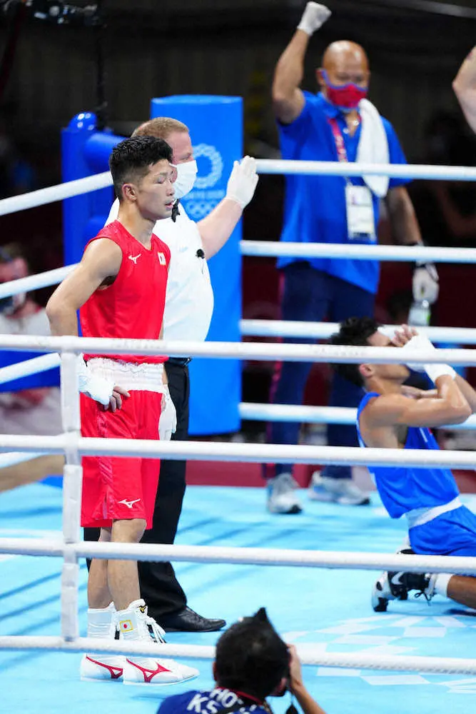 【画像・写真】田中亮明、フライ級61年ぶり銅メダル「負けたけど、自分との闘いには勝った」