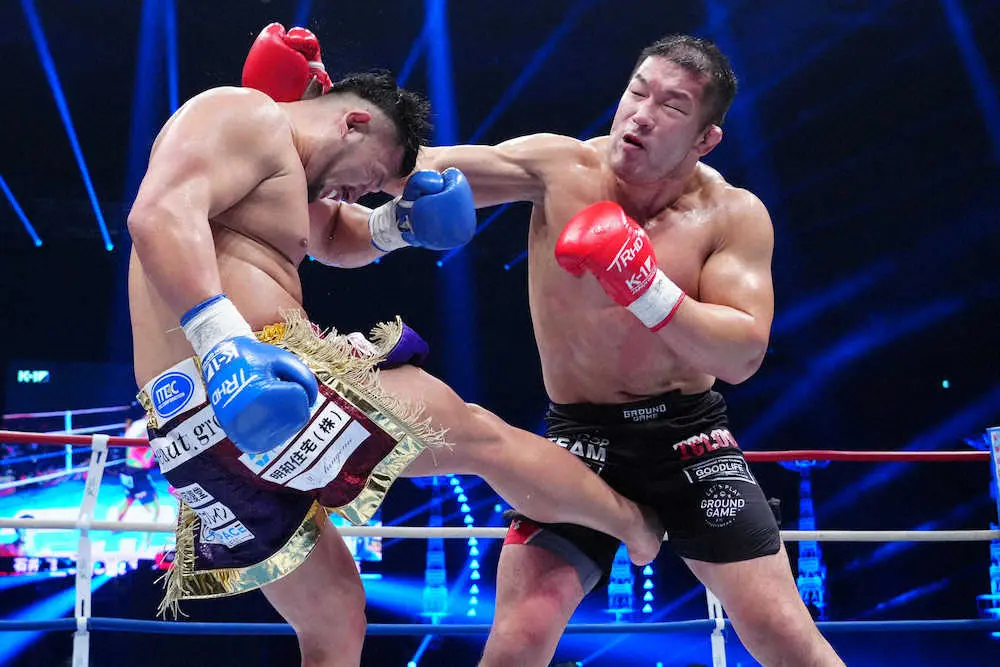 【画像・写真】K―1初挑戦の石井慧は延長で判定勝ち　12月の大阪大会への参戦も直訴