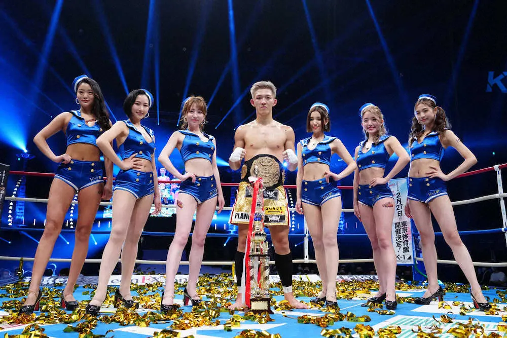 【画像・写真】K―1ウエルター級王座決定トーナメント　野杁が3試合連続KO勝利で2階級制覇を達成