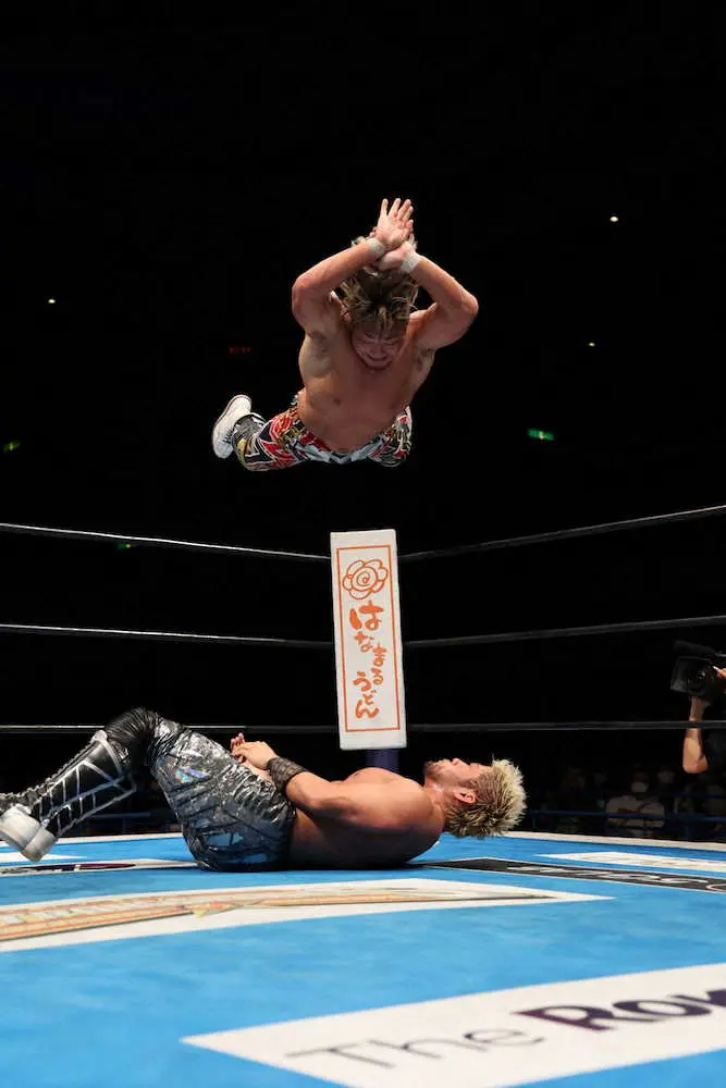 【画像・写真】G1クライマックス　棚橋、難敵SANADAを粉砕「ちょっくら優勝してきます」