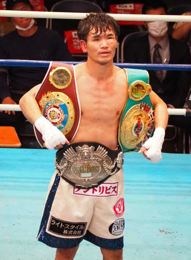 【画像・写真】アジア3冠王者・福永亮次、プロの初判定勝利！無敗の挑戦者を撃破し「早く世界へ行きたい」