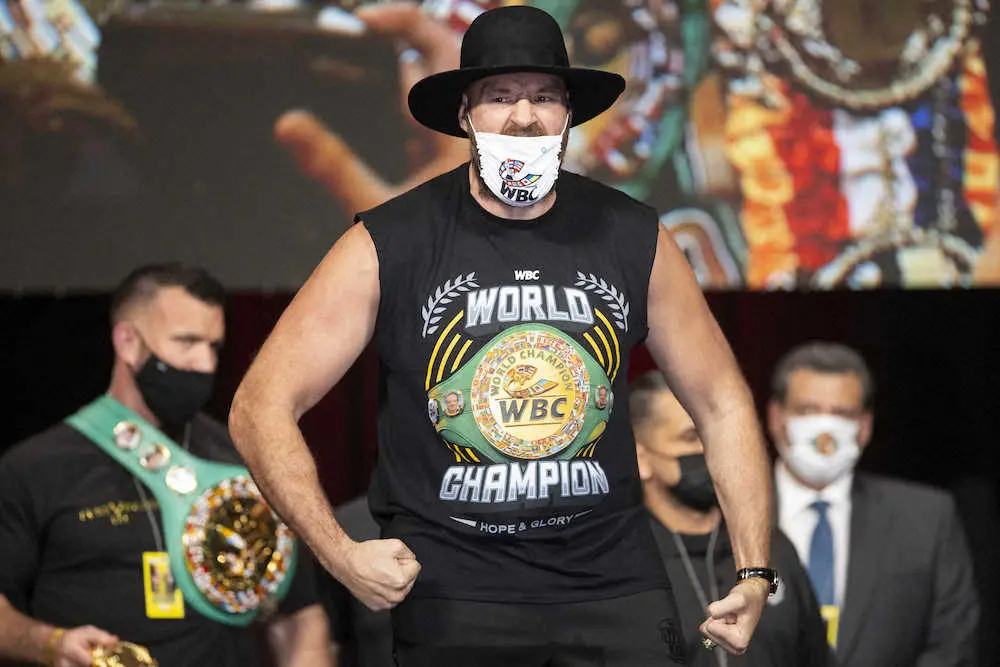 【画像・写真】フューリー　ワイルダーを“埋葬”宣言　WBC世界ヘビー級タイトルマッチ
