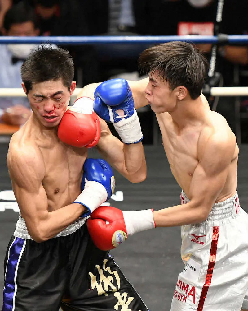 【画像・写真】輪島功一の孫、磯谷大心「勝てて一安心」　プロデビュー戦で1回TKO勝利