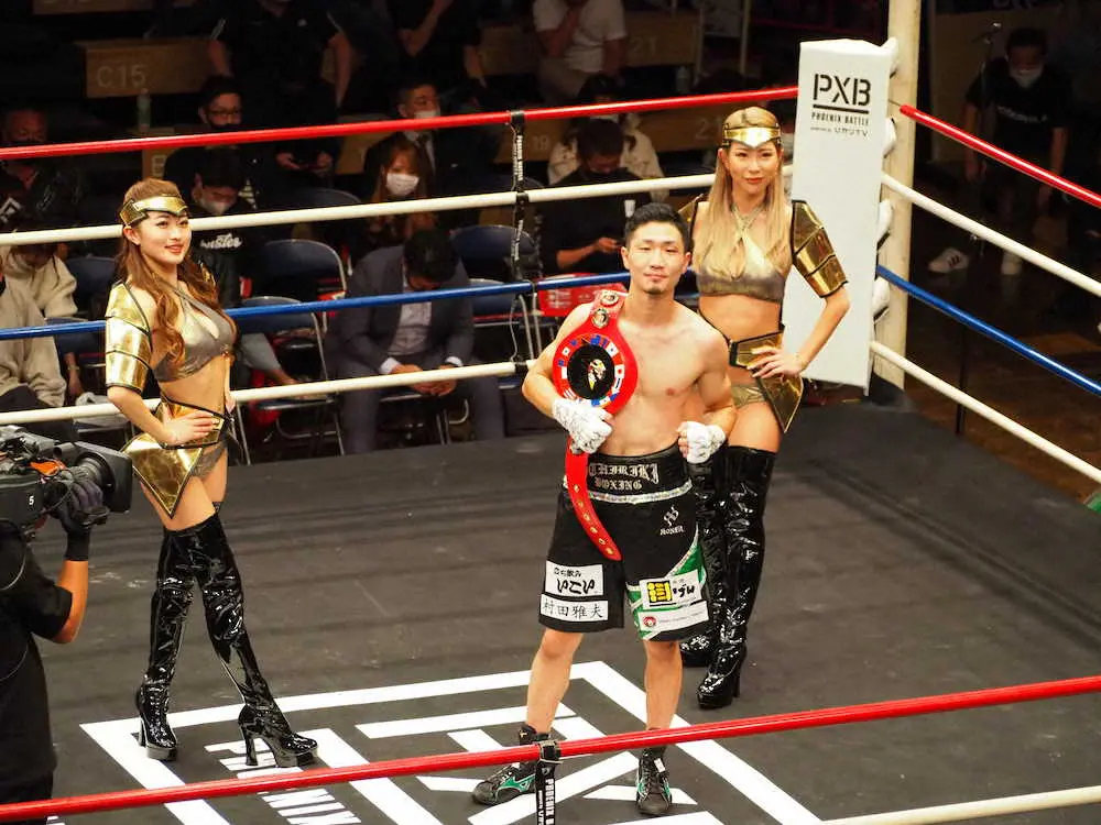 【画像・写真】栗原慶太が王座返り咲き！中嶋一輝に3回TKO勝ち「最高にうれしい」