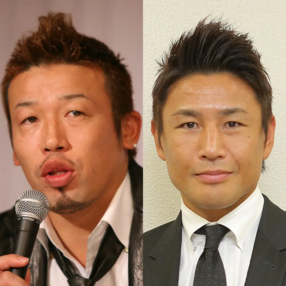 【画像・写真】武蔵（左）と魔裟斗（右）