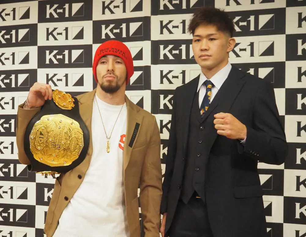 【画像・写真】スーパーウェルター級タイトルマッチで対戦する王者・木村“フィリップ”ミノル（左）と挑戦者の和島大海。木村は今回をラストマッチとすることを発表