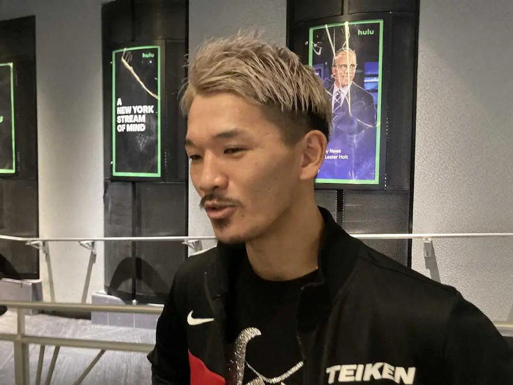 【画像・写真】尾川堅一　フェイスオフでの相手の印象「顔が小さいですね」
