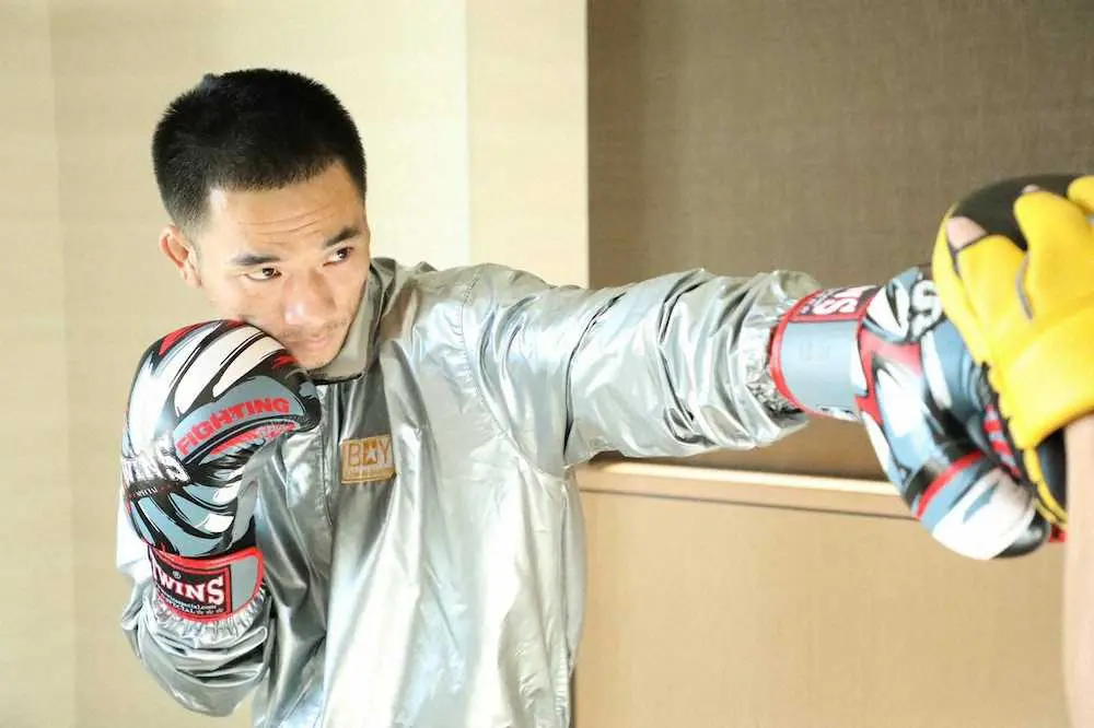 WBA＆IBF世界バンタム級王者・井上尚弥との一戦に向け、調整を進めているアラン・ディパエン（大橋ジム提供）