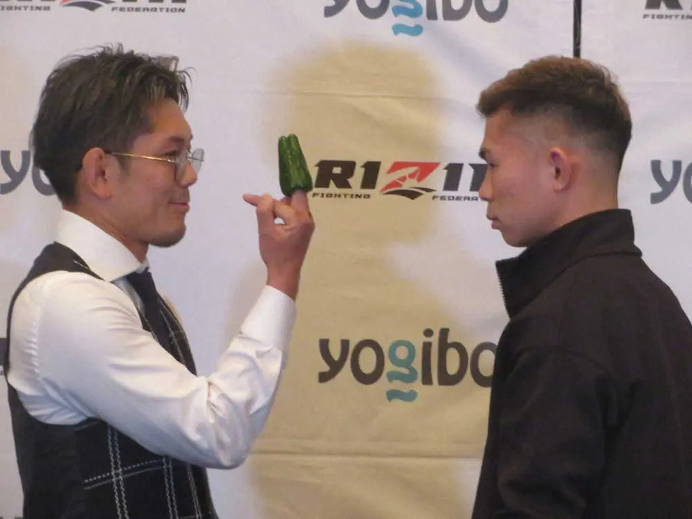 【画像・写真】皇治、YA―MANと早くも挑発合戦！「ピーマン君かわいい　格の違いを見せつけます」
