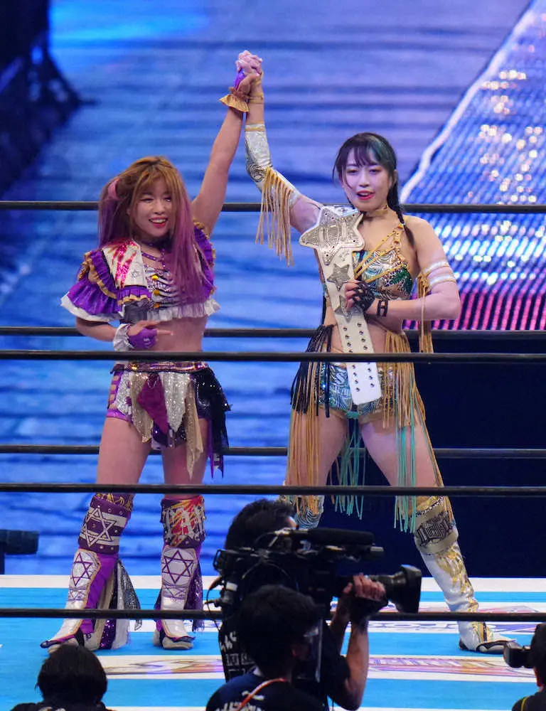 【画像・写真】上谷沙弥、飯伏幸太に挑戦状「フェニックススプラッシュ」最強決定戦を