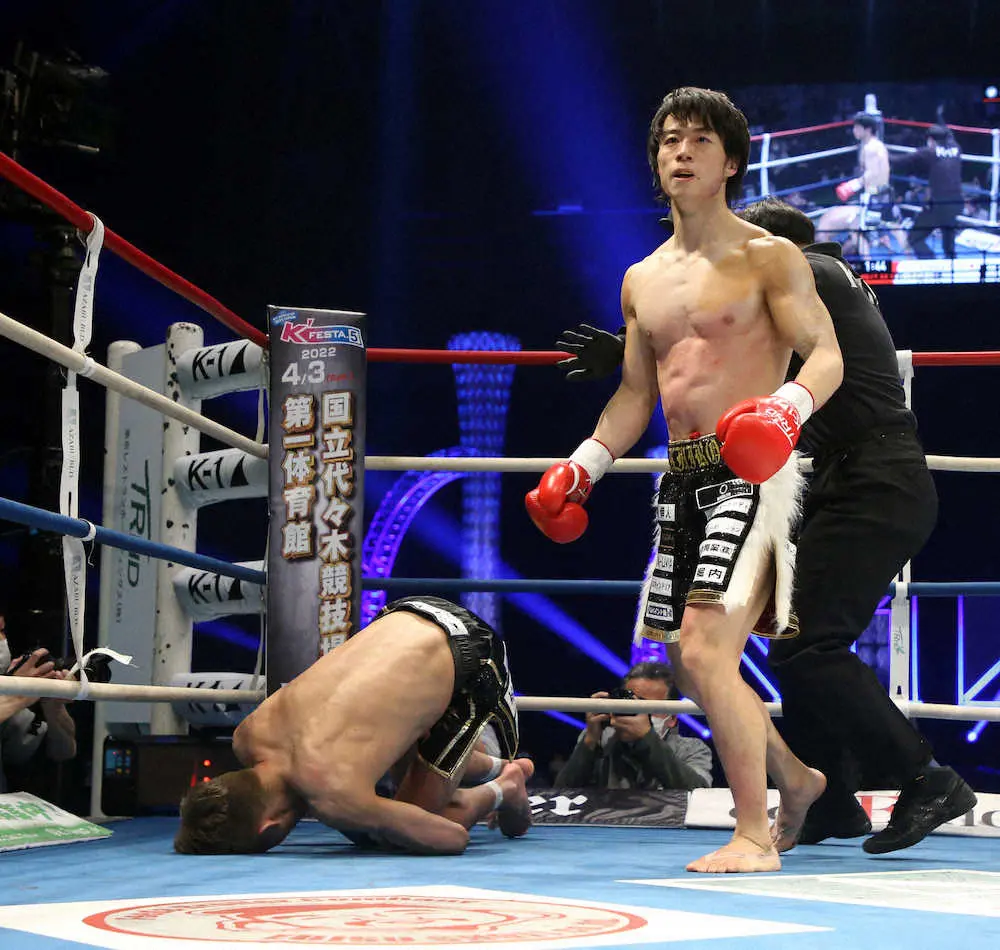 【画像・写真】K―1スーパーバンタム級王座決定トーナメント　金子、玖村がKO勝ちで準決勝に進出