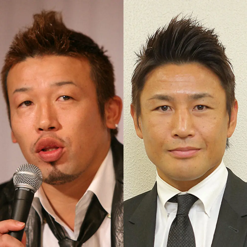 【画像・写真】武蔵（左）と魔裟斗（右）