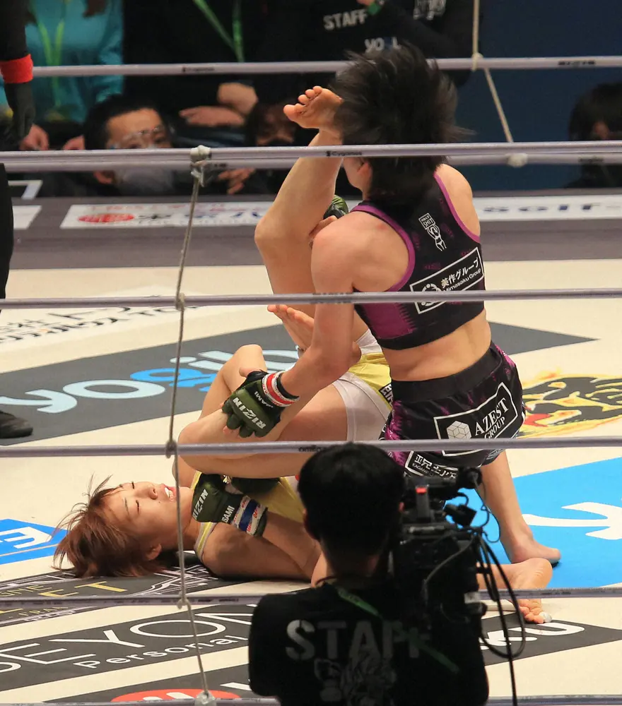 【画像・写真】【RIZIN】女子スーパーアトム級王者・浜崎朱加　ダイレクトリマッチで伊澤星花と2度目の防衛戦決定！