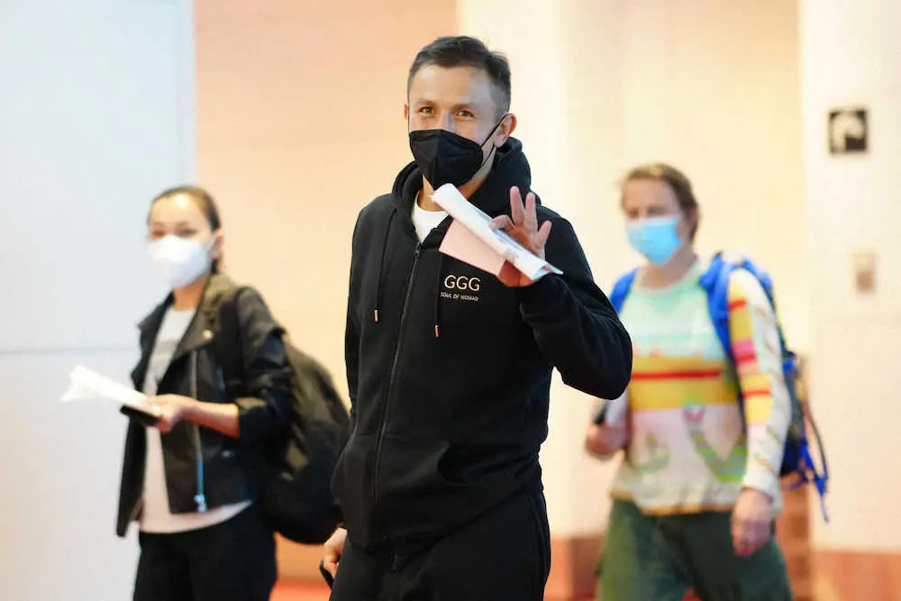 【画像・写真】ゴロフキンが来日　4・9村田と王座統一戦「エキサイティングな夜になる」