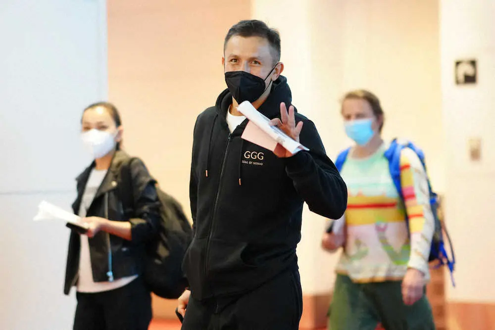 【画像・写真】ゴロフキン、笑顔で「4 days to go！」村田諒太との決戦あと4日