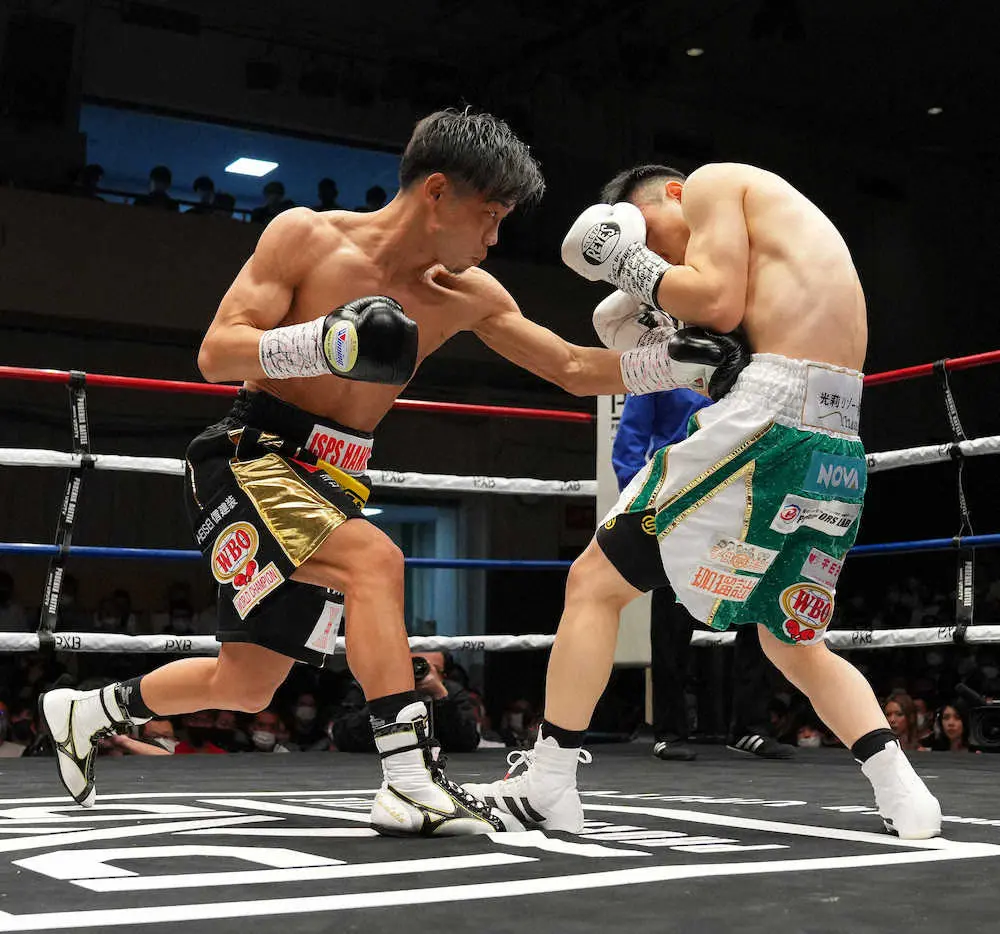 【画像・写真】谷口　11回TKOで初防衛に成功!リスク背負いながらも体重超過“2階級上”の石沢を返り撃ち