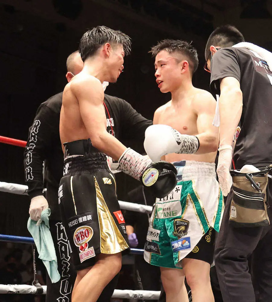 【画像・写真】TKO初防衛の谷口、体重超過の石沢へリングで「これからは謝らなくていい」