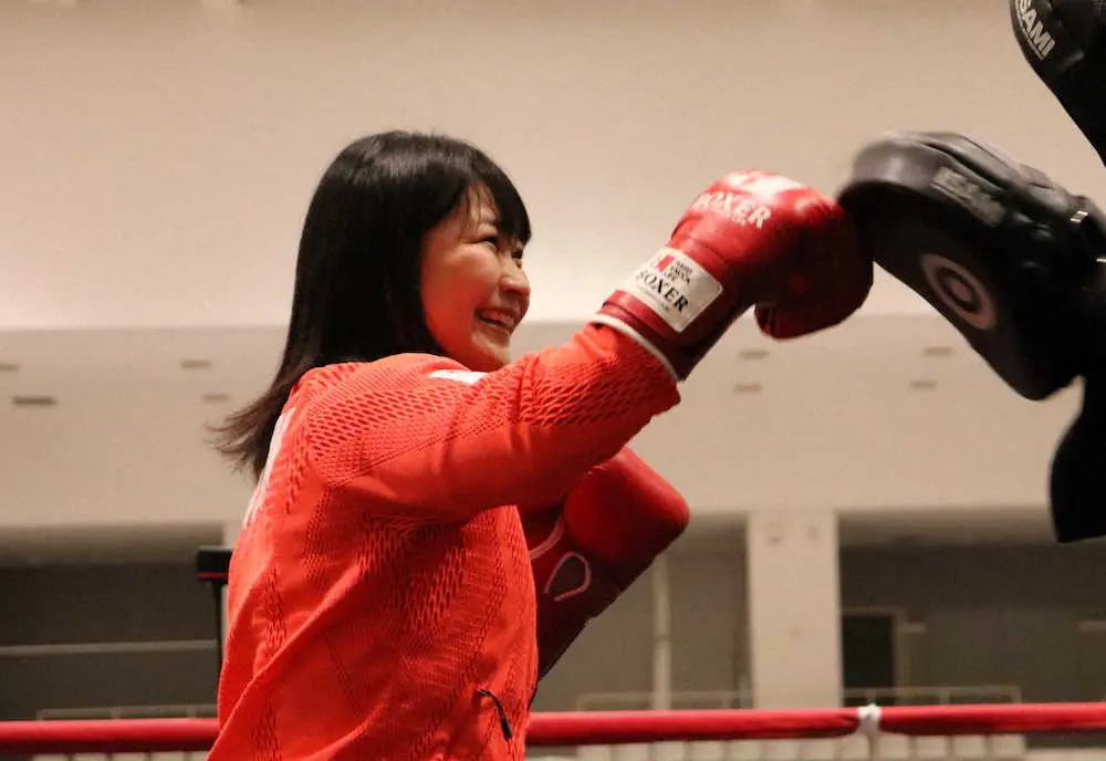 【画像・写真】東京五輪女子フライ級銅の並木がパリ五輪へ意欲　女子世界選手権に刺激