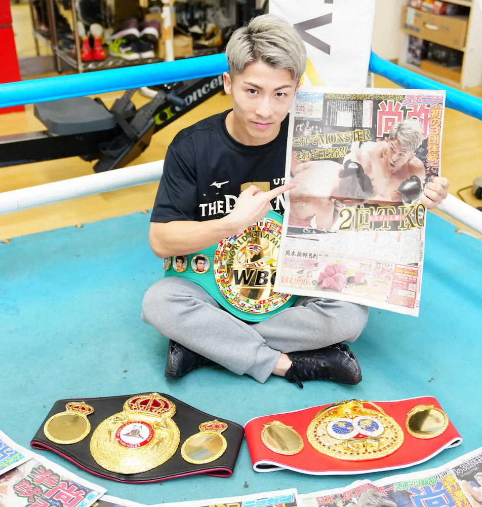 【画像・写真】尚弥　日本人初のPFP1位有力！2回TKO会心勝利に「100点」　ドネア戦から一夜