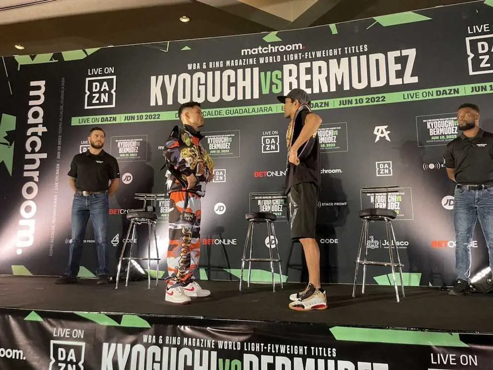 【画像・写真】敵地で統一戦の京口紘人が会見　3団体統一王者・尚弥の話題振られ「凄くいい刺激をもらった」