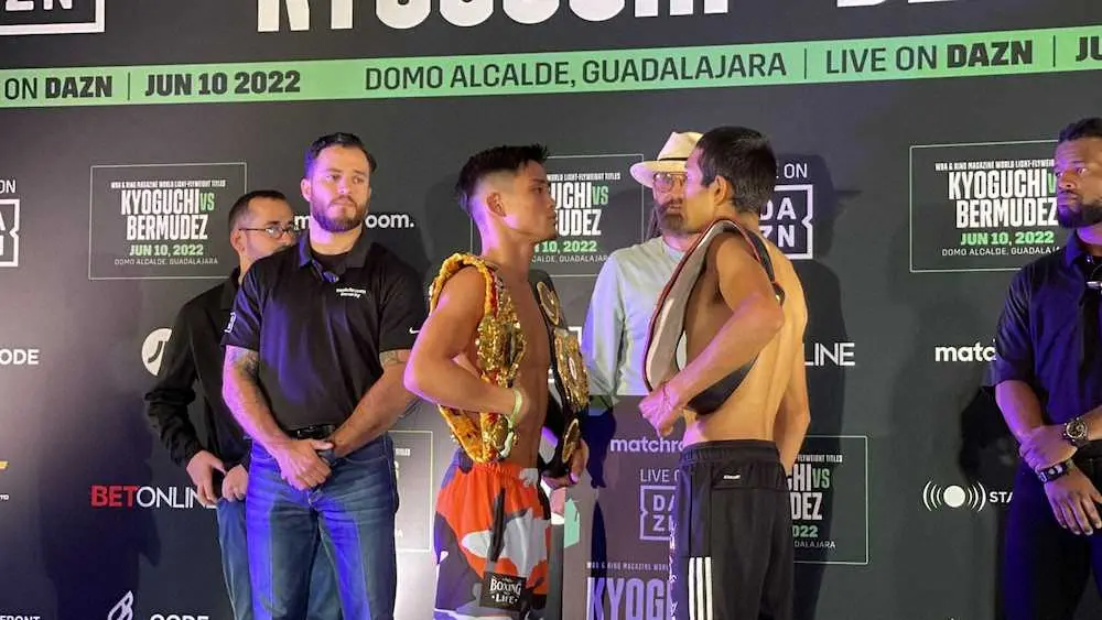 【画像・写真】計量クリアの京口、卵ぞうすいでリカバリー　王座統一＆敵地防衛で「認められたい」