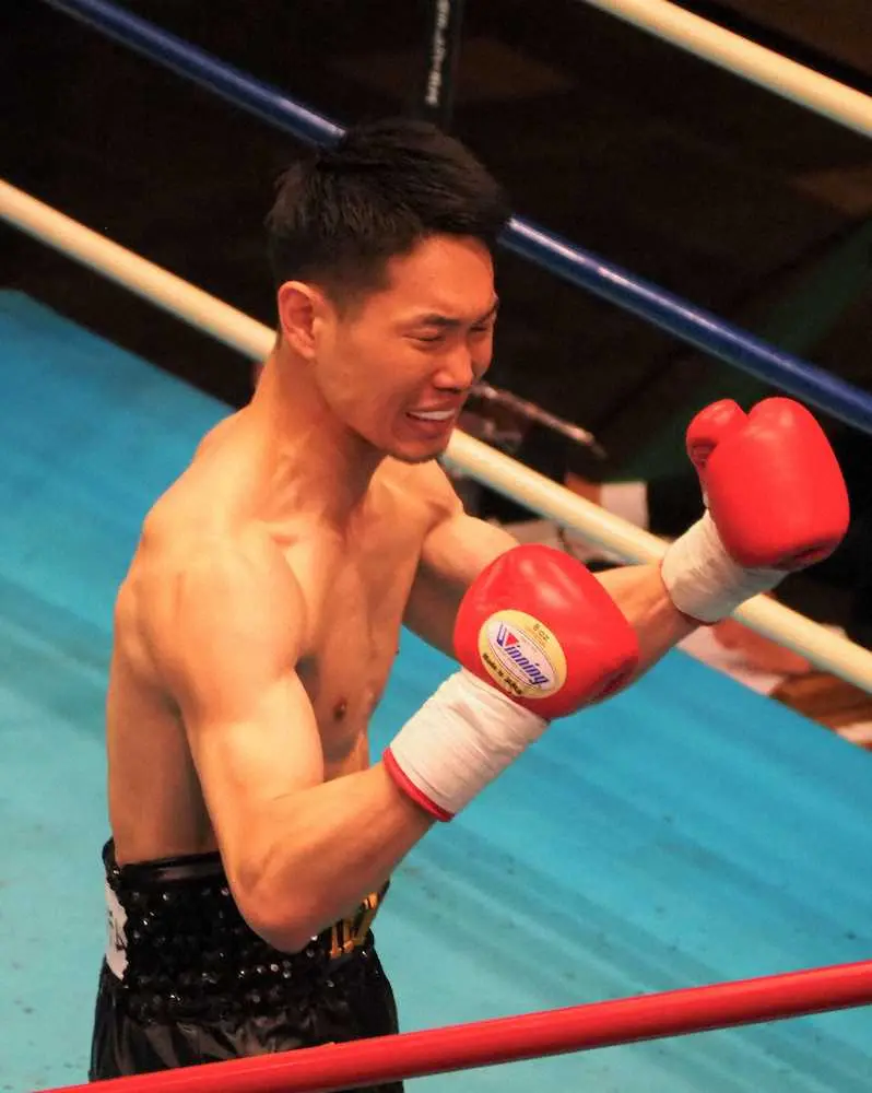 【画像・写真】中谷正義がロマチェンコ戦以来1年ぶりの再起戦に76秒KO勝ち「進退をかけた試合でプレッシャーあった」