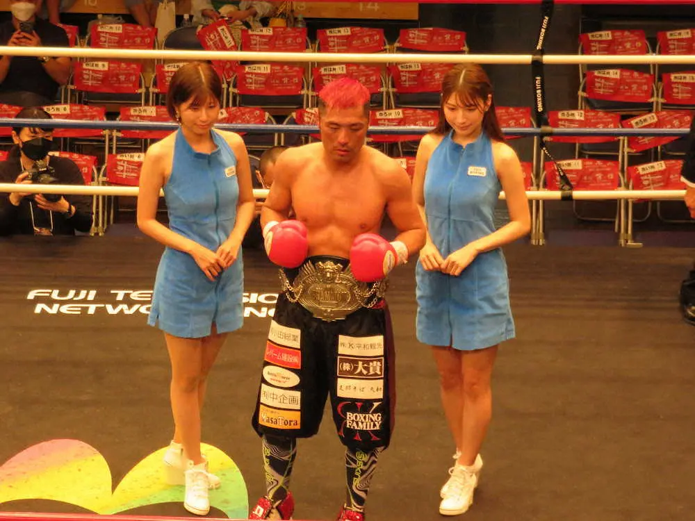 【画像・写真】川崎が引き分けで日本王座死守　調子上がらず「悪い自分が出た」　丸木は4度目の王座挑戦も実らず