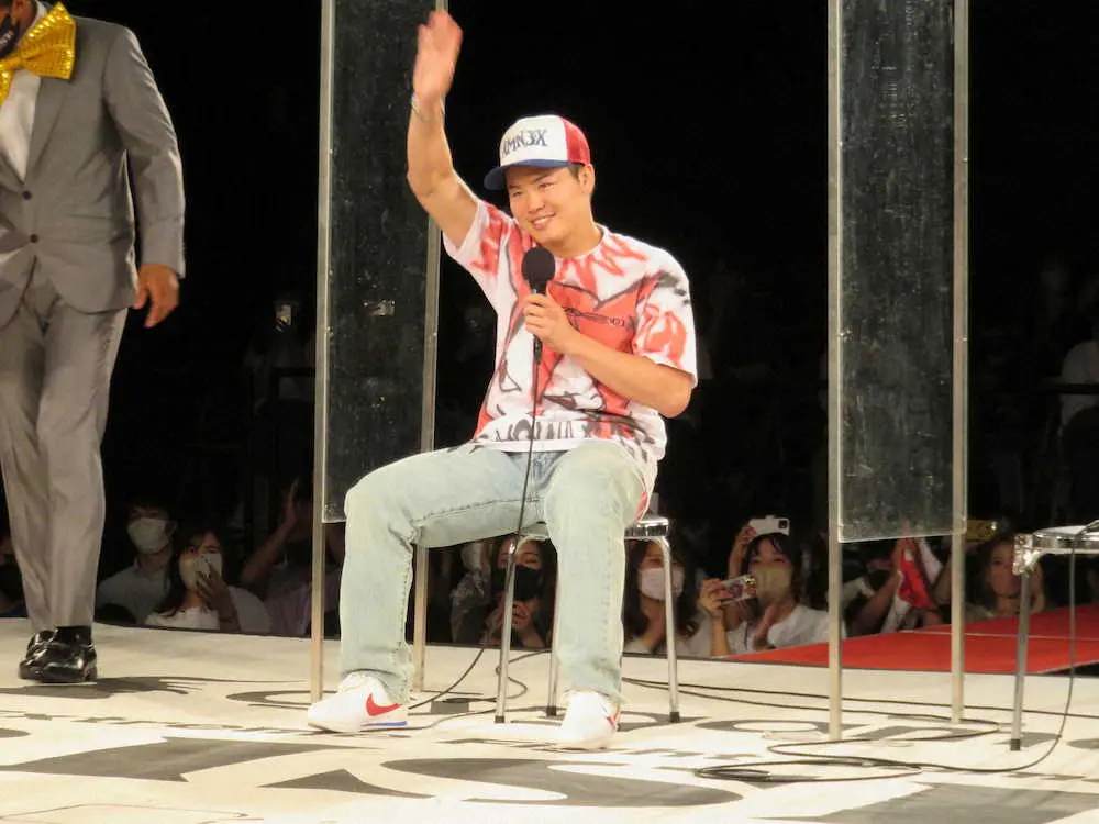 【画像・写真】那須川天心　「新たな天心を見せたい」ボクシング転向へ「そろそろ」練習開始　RISEイベントで抱負