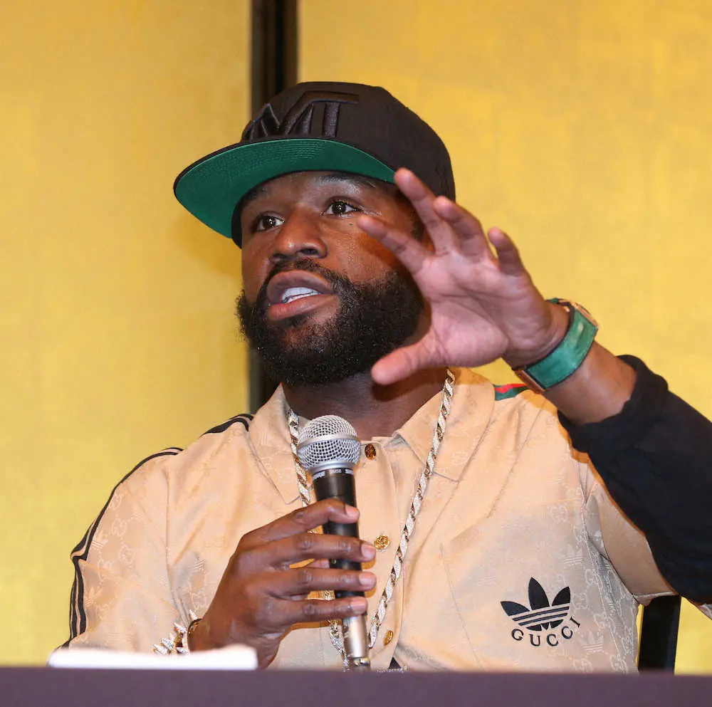 【画像・写真】メイウェザー　次はVSユーチューバー、11・13ドバイでエキシビ開催