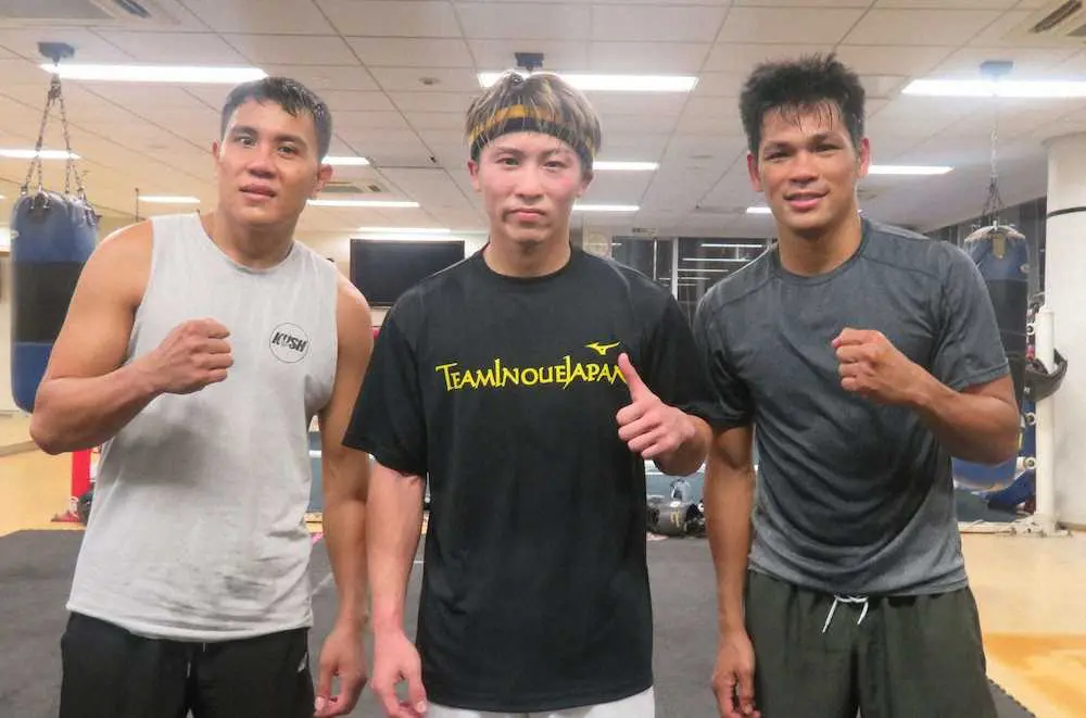 【画像・写真】尚弥が4団体統一戦へ本格スパー開始　フィリピン人パートナー3回TKO「今日の選手はもうやらないかも」