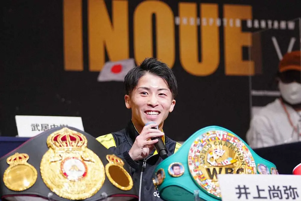 【画像・写真】注目の4団体統一へ井上尚弥「KOだろうが判定だろうが、ボクシングの素晴らしさを伝えられたら」