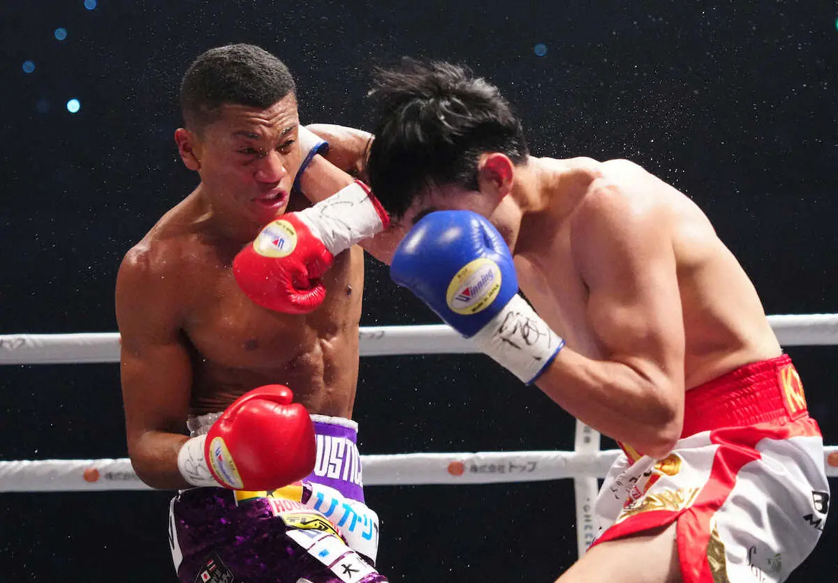 【画像・写真】平岡　世界挑戦へ圧巻V4！8連続KO勝利「狙っていた通りのフィニッシュ」