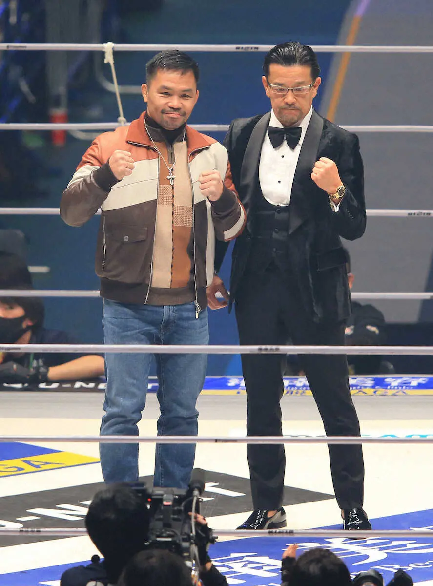 【画像・写真】パッキャオ　RIZIN参戦にネット騒然「これぞサプライズ」　対戦予想に平本蓮、皇治や五味らの名も…